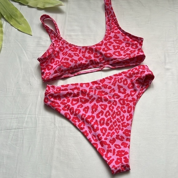 Cutout Bikini Set Push Up High Waisted Swimsuit 2 Piece - Picture 5 of 7